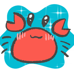 Moving Crab Stickers