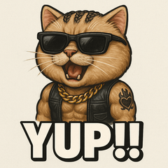 Buff! Sunglass Cat