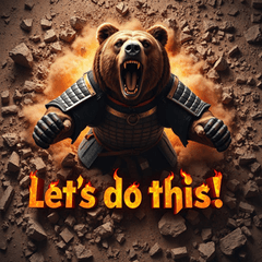 Samurai Bear!!