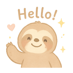Lazy & Lovely: Sloth Stickers