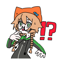 Braided blonde girl with glasses