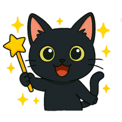 Adorable Mion the Black Cat