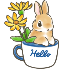 Rabbit stickers (early Summer)