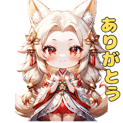 Elegant Fox-Eared Priestess