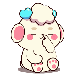 Cute Sheep : Effect stickers