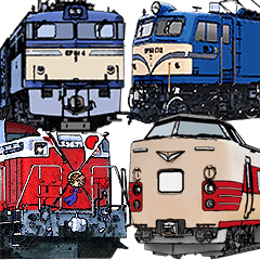 Realistic Japanese trains
