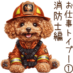 Go, Firefighter Toy Poodle!