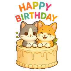 ケーキのうえのしあわせ