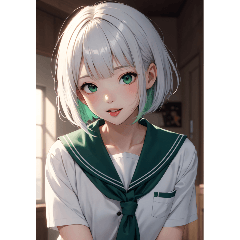 Portrait of a naughty girl