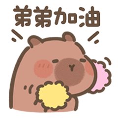 豚豚布丁♡給弟弟(Q水豚家人篇)