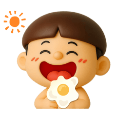 可愛い坊やのスタンプだよ