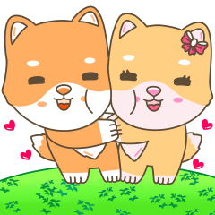 Mike and Melody Cute Foxes Pastel (EN)