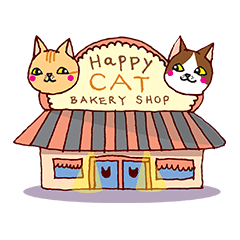 happy cat : bakery shop