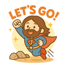 Jesusuper stickers