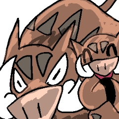 Charging forward! The hardworking boar.