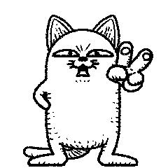 bipedal cat anime