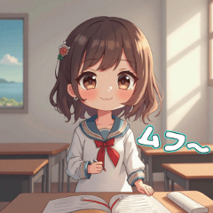 可爱女高中生表情包