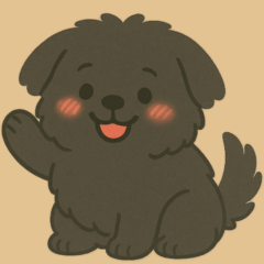 ボサボサ犬くろべい