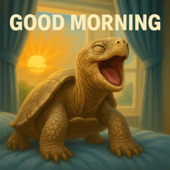Happy Galapagos Tortoise