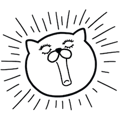 Pretty kitten Sticker 65