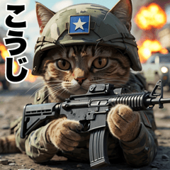 Kouji dedicated advancing cat army