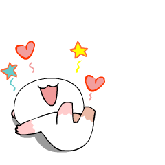 Ice cream The cat : Animated Stickers
