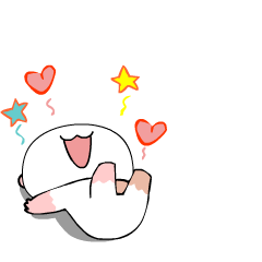 Ice cream The cat : Animated Stickers