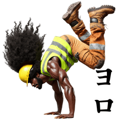 Afro-foreigner x site supervisor!Real 3D