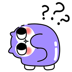a purple owl