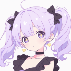 Light Purple Girl Sticker