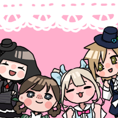 Lolita girls Sticker