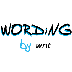 wording by wnt