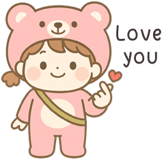 Bearrin cute girl (ENG)