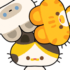 Mangble cat friend