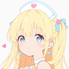Pastel Nurse Girl Sticker