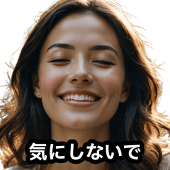 สติกเกอร์ใบหน้าสาวกล้ามสวย