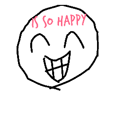 is so happy
