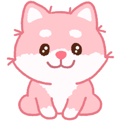 Cute Pink Shiba Inu 'Malang' JPN ver.