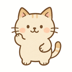 ぽっちゃり猫の感情スタンプ