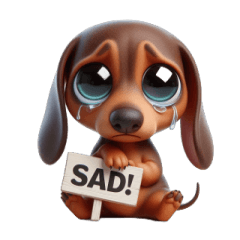 Dachshund Emoji Stickers