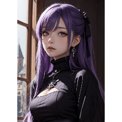 Gothic Girl 2 Portrait