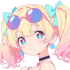Lovely Summer Girl Sticker