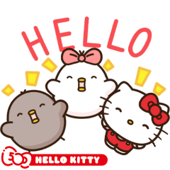 Hello Kitty 50週年 x 黑白雞