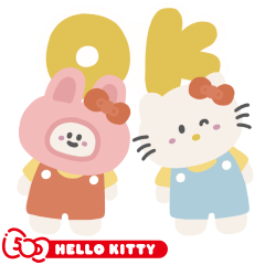 Hello Kitty 50週年 x 87小兔