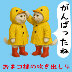Cat speech bubble sticker4.