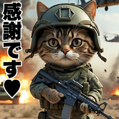 Cat army on the battlefield honorific