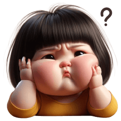 Chubby Little Girl Yellow shirt 28