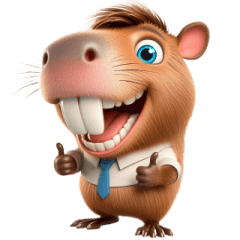 Capybara Greeting Stickers 2