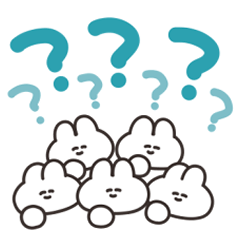 Sticker with a lot of rabbit 4
