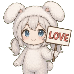 Melfi: Fluffy Bunny Stickers Vol.1